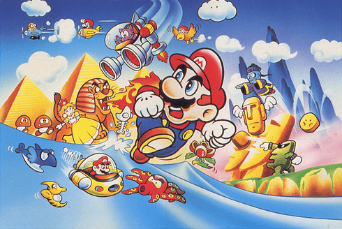 Mario in Sarasaland in Super Mario Land